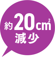 約1.3㎏減少